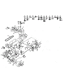 Drive parts for Craftsman Front-Engine Lawn Tractor 917254272 from AppliancePartsPros.com