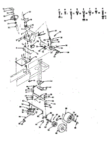 Steering And Front Axle parts for Craftsman Front-Engine Lawn Tractor 917254272 from AppliancePartsPros.com