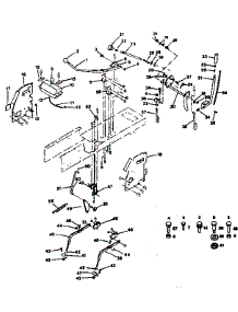 Lift Adjustment parts for Craftsman Front-Engine Lawn Tractor 917254274 from AppliancePartsPros.com