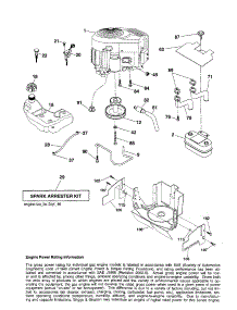 Engine parts for Craftsman Front-Engine Lawn Tractor 917254280 from AppliancePartsPros.com
