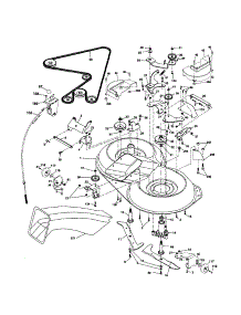 Mower parts for Craftsman Front-Engine Lawn Tractor 917254290 from AppliancePartsPros.com