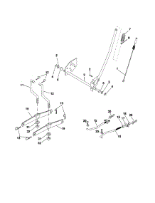 Mower Lift parts for Craftsman Front-Engine Lawn Tractor 917254290 from AppliancePartsPros.com