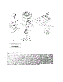 Engine parts for Craftsman Front-Engine Lawn Tractor 917254310 from AppliancePartsPros.com