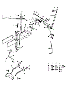 Lift Adjustment parts for Craftsman Front-Engine Lawn Tractor 917254311-1987 from AppliancePartsPros.com