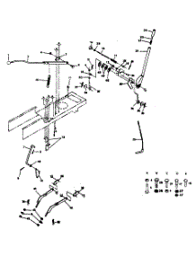 Lift Adjustment parts for Craftsman Front-Engine Lawn Tractor 917254312 from AppliancePartsPros.com