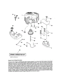 Engine parts for Craftsman Front-Engine Lawn Tractor 917254320 from AppliancePartsPros.com