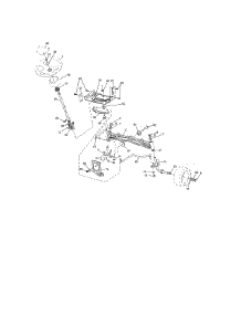 Steering parts for Craftsman Front-Engine Lawn Tractor 917254320 from AppliancePartsPros.com