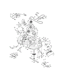 Mower Deck parts for Craftsman Front-Engine Lawn Tractor 917254320 from AppliancePartsPros.com