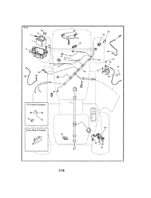 Electrical parts for Craftsman Front-Engine Lawn Tractor 917254321 from AppliancePartsPros.com
