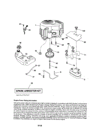 Engine parts for Craftsman Front-Engine Lawn Tractor 917254321 from AppliancePartsPros.com