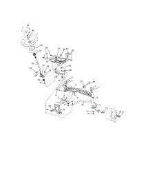 Steering parts for Craftsman Front-Engine Lawn Tractor 917254321 from AppliancePartsPros.com