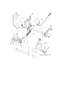 Lift parts for Craftsman Front-Engine Lawn Tractor 917254321 from AppliancePartsPros.com