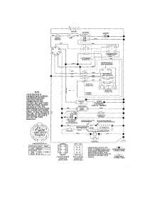 Schematic Diagram parts for Craftsman Front-Engine Lawn Tractor 917254322 from AppliancePartsPros.com