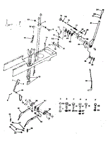 Lift Adjustment parts for Craftsman Front-Engine Lawn Tractor 917254322-1987 from AppliancePartsPros.com