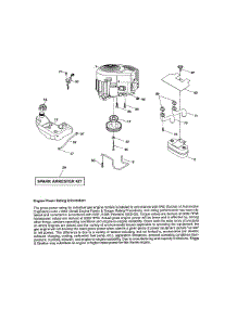 Engine parts for Craftsman Front-Engine Lawn Tractor 917254330 from AppliancePartsPros.com