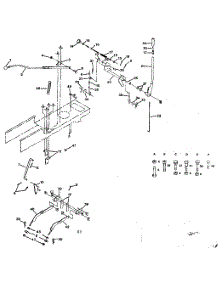Lift Adjustment parts for Craftsman Front-Engine Lawn Tractor 917254330-1987 from AppliancePartsPros.com