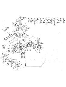 Drive parts for Craftsman Front-Engine Lawn Tractor 917254350 from AppliancePartsPros.com