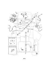Electrical parts for Craftsman Front-Engine Lawn Tractor 917254351 from AppliancePartsPros.com