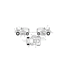 Decals parts for Craftsman Front-Engine Lawn Tractor 917254351 from AppliancePartsPros.com