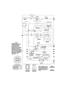 Schematic Diagram parts for Craftsman Front-Engine Lawn Tractor 917254351 from AppliancePartsPros.com