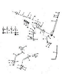 Lift Adjustment parts for Craftsman Front-Engine Lawn Tractor 917254360 from AppliancePartsPros.com