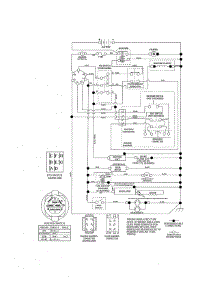 Schematic Diagram parts for Craftsman Front-Engine Lawn Tractor 917254362 from AppliancePartsPros.com