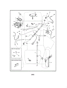 Electrical parts for Craftsman Front-Engine Lawn Tractor 917254363 from AppliancePartsPros.com