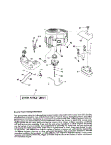 Engine parts for Craftsman Front-Engine Lawn Tractor 917254363 from AppliancePartsPros.com
