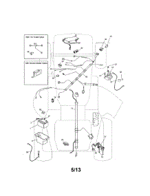 Electrical parts for Craftsman Front-Engine Lawn Tractor 917254413 from AppliancePartsPros.com