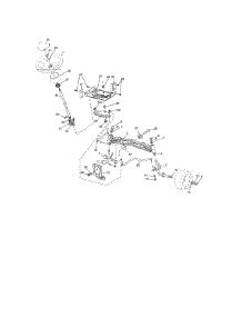 Steering parts for Craftsman Front-Engine Lawn Tractor 917254413 from AppliancePartsPros.com