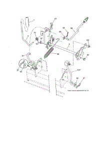 Lift parts for Craftsman Front-Engine Lawn Tractor 917254413 from AppliancePartsPros.com