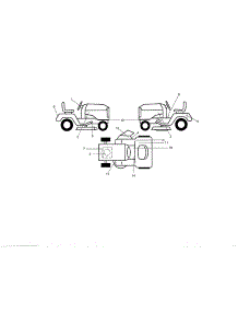 Decals parts for Craftsman Front-Engine Lawn Tractor 917254414 from AppliancePartsPros.com