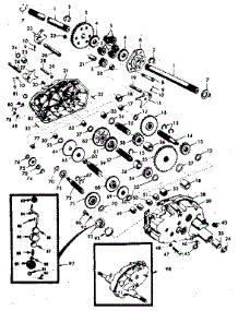 Transaxle parts for Craftsman Front-Engine Lawn Tractor 917254420 from AppliancePartsPros.com