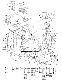 Steering parts for Craftsman Front-Engine Lawn Tractor 917254430 from AppliancePartsPros.com