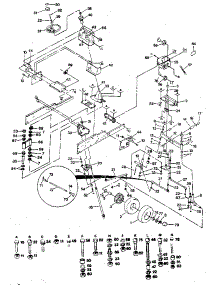 Steering parts for Craftsman Front-Engine Lawn Tractor 917254431 from AppliancePartsPros.com