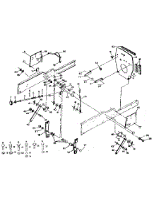 Mower Lift parts for Craftsman Front-Engine Lawn Tractor 917254431 from AppliancePartsPros.com
