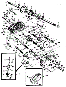 Transaxle parts for Craftsman Front-Engine Lawn Tractor 917254432 from AppliancePartsPros.com