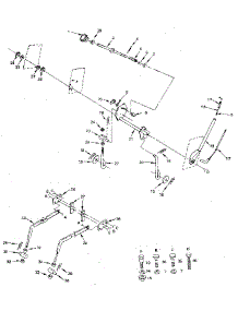 Lift Adjustment parts for Craftsman Front-Engine Lawn Tractor 917254450 from AppliancePartsPros.com