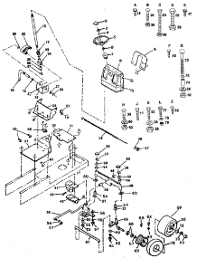 Steering parts for Craftsman Front-Engine Lawn Tractor 917254451 from AppliancePartsPros.com
