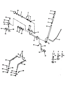Lift Adjustment parts for Craftsman Front-Engine Lawn Tractor 917254451 from AppliancePartsPros.com