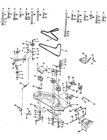 Mower parts for Craftsman Front-Engine Lawn Tractor 917254451 from AppliancePartsPros.com