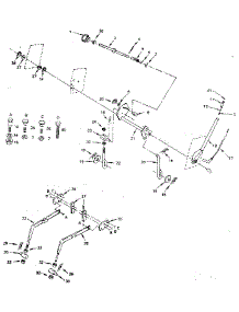 Lift Adjustment parts for Craftsman Front-Engine Lawn Tractor 917254460 from AppliancePartsPros.com
