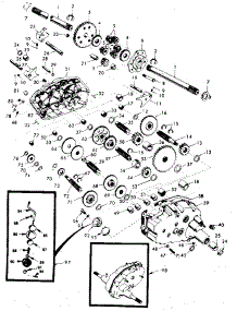 Transaxle parts for Craftsman Front-Engine Lawn Tractor 917254480 from AppliancePartsPros.com