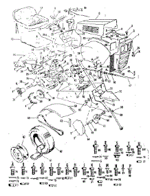 Top Half parts for Craftsman Front-Engine Lawn Tractor 91725450-1987 from AppliancePartsPros.com