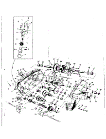 Transaxle parts for Craftsman Front-Engine Lawn Tractor 91725450-1987 from AppliancePartsPros.com