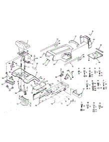 Chassis And Enclosures parts for Craftsman Front-Engine Lawn Tractor 917254520 from AppliancePartsPros.com