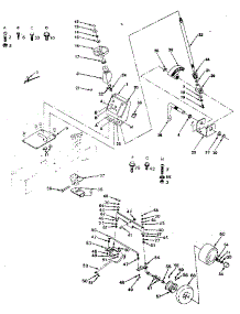 Steering Assembly parts for Craftsman Front-Engine Lawn Tractor 917254520 from AppliancePartsPros.com