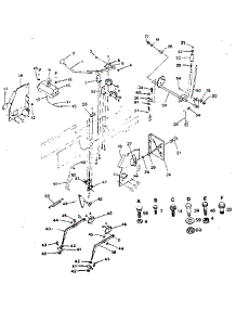 Lift Adjustment parts for Craftsman Front-Engine Lawn Tractor 917254520 from AppliancePartsPros.com