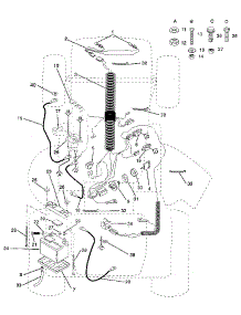 Electrical parts for Craftsman Front-Engine Lawn Tractor 917254521 from AppliancePartsPros.com