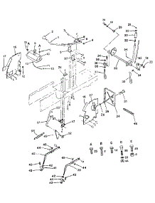 Lift Adjustment parts for Craftsman Front-Engine Lawn Tractor 917254521 from AppliancePartsPros.com